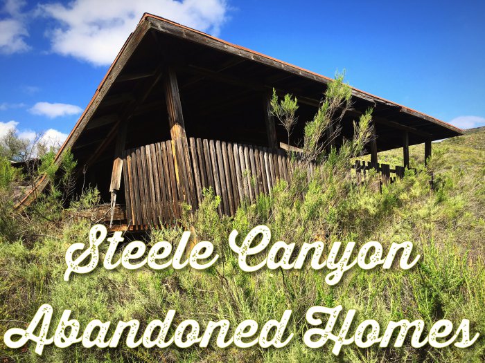 Steele Canyon Abandoned Homes